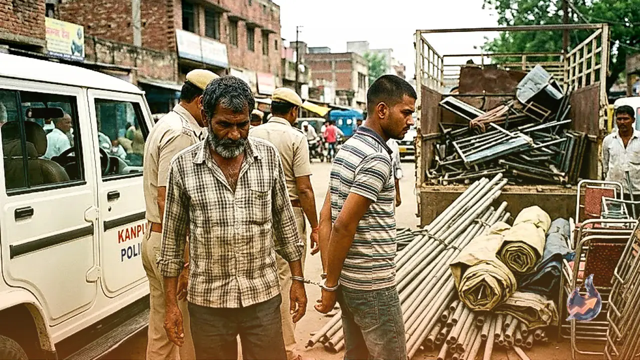 Fraud Unfolds in Kanpur as Uncle-Nephew Duo Book Wedding Tent Goods and Sell Them to Scrap Dealers