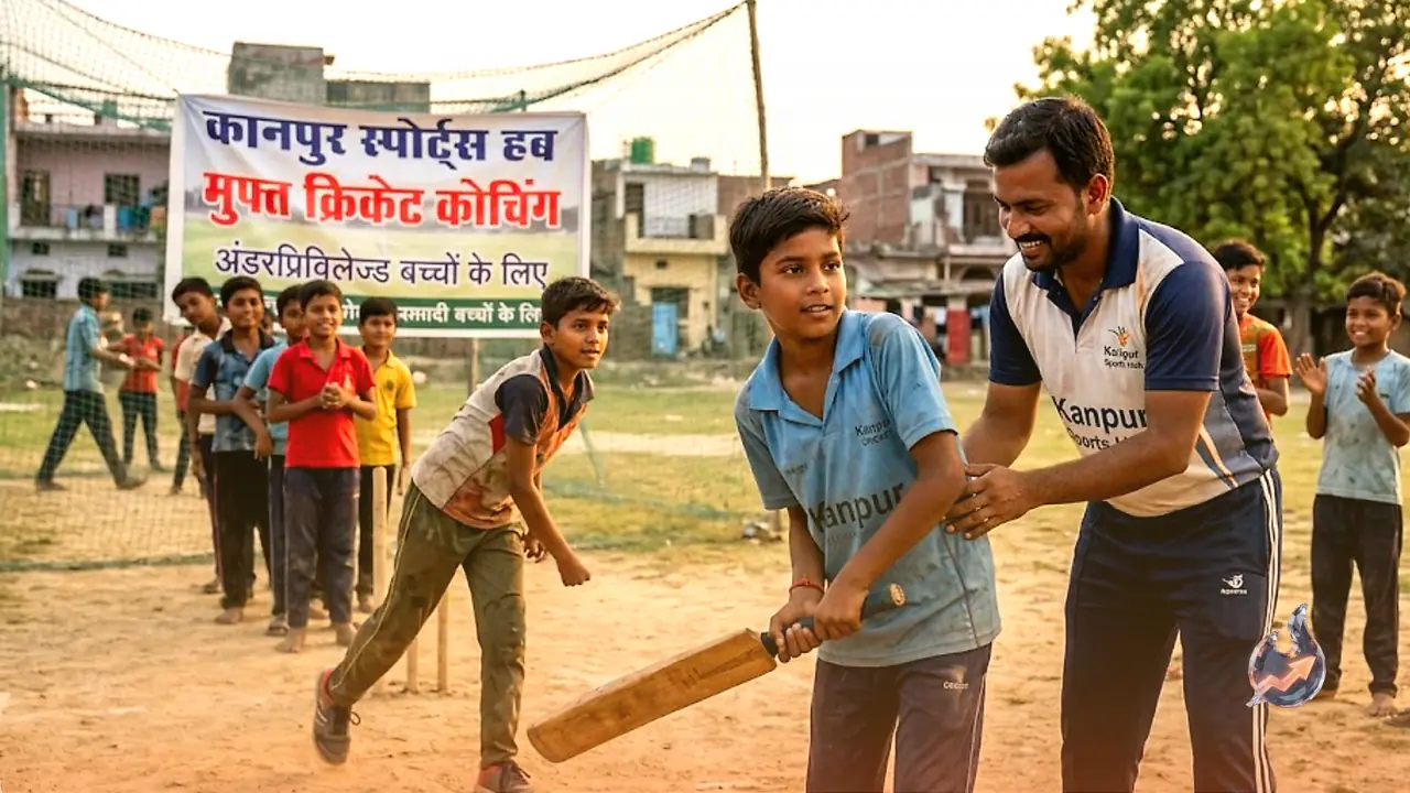 कानपुर में उभरेंगे नए क्रिकेट सितारे, जरूरतमंद बच्चों को मुफ्त कोचिंग देगी द स्पोर्ट्स हब अकादमी