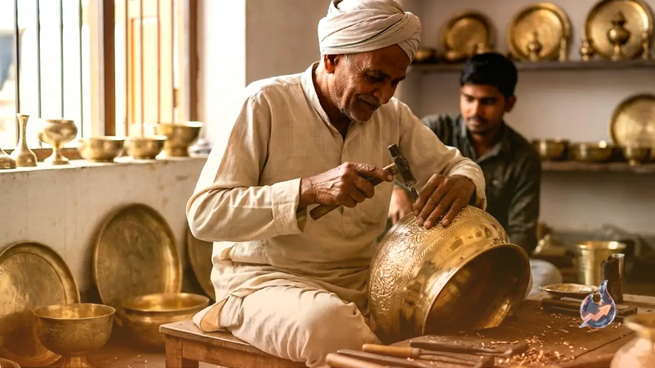 कांसा नक्काशी को पांच दशकों तक जिंदा रखने वाले चिरंजी लाल यादव पद्म श्री से सम्मानित