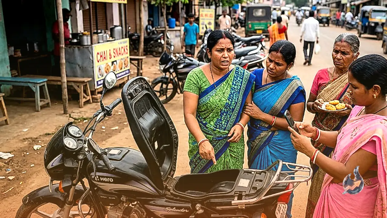 Odisha thieves swipe Rs 50,000 from bike's storage box while owner enjoys street snack, CCTV captures it all