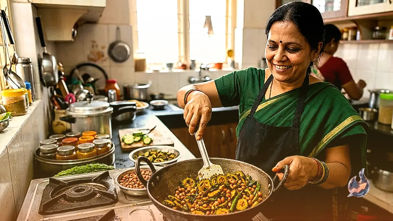 Karela Moongphali Recipe: Tired of Stuffed Bitter Gourd? Try This Crunchy Peanut Version