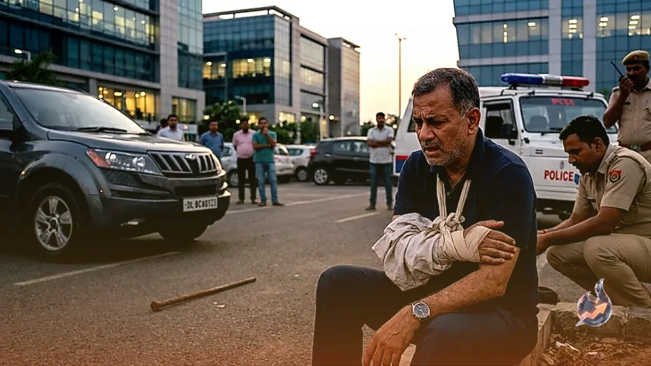 Kargil War Veteran Assaulted With Iron Rod Following Parking Dispute At Gurugram Tech Park