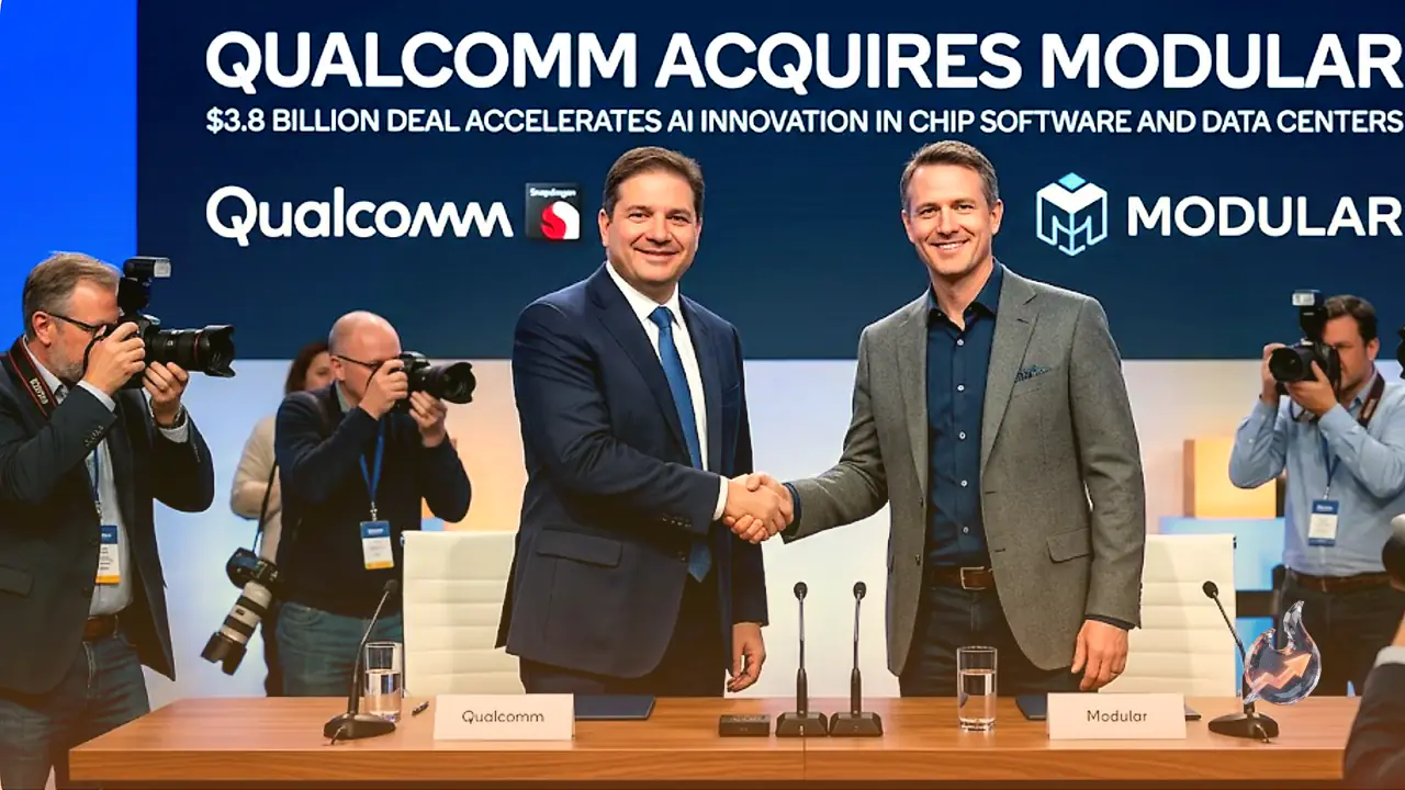 Nearly $4 Billion Deal Pulls AI Chip Software Maker Modular Into Qualcomm's Orbit