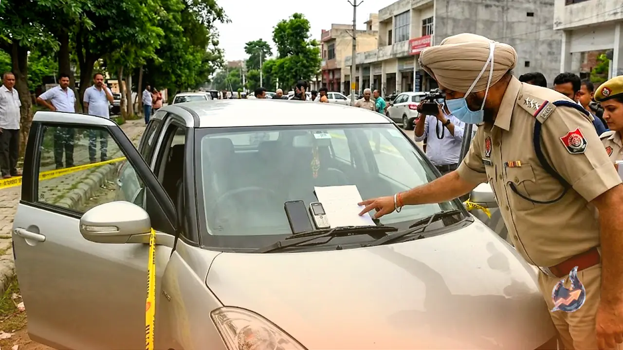 Karnal Teacher Pradeep Vanishes Mid Duty, Abandoned Car Yields Two Phones and a Note