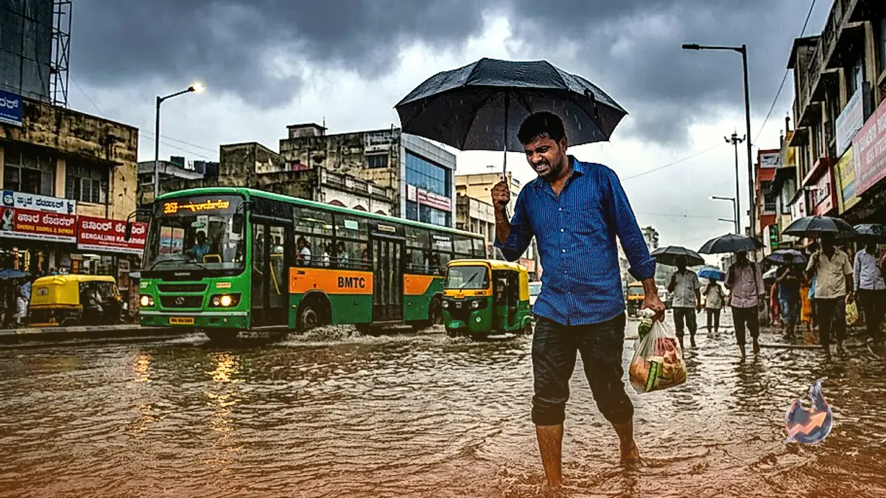 Heavy Downpours and Thunderstorms Loom Over Karnataka as Forecasters Issue Yellow Warning