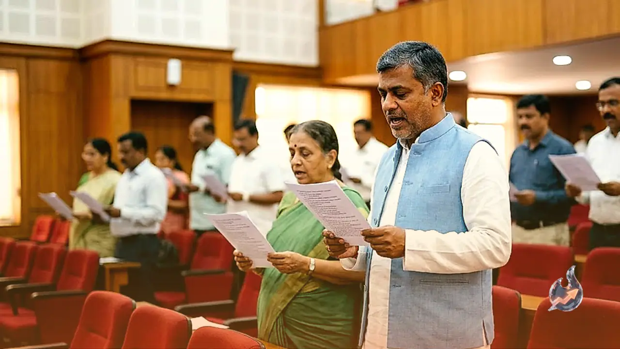Only two stanzas of Vande Mataram in Karnataka state functions, Congress government issues order