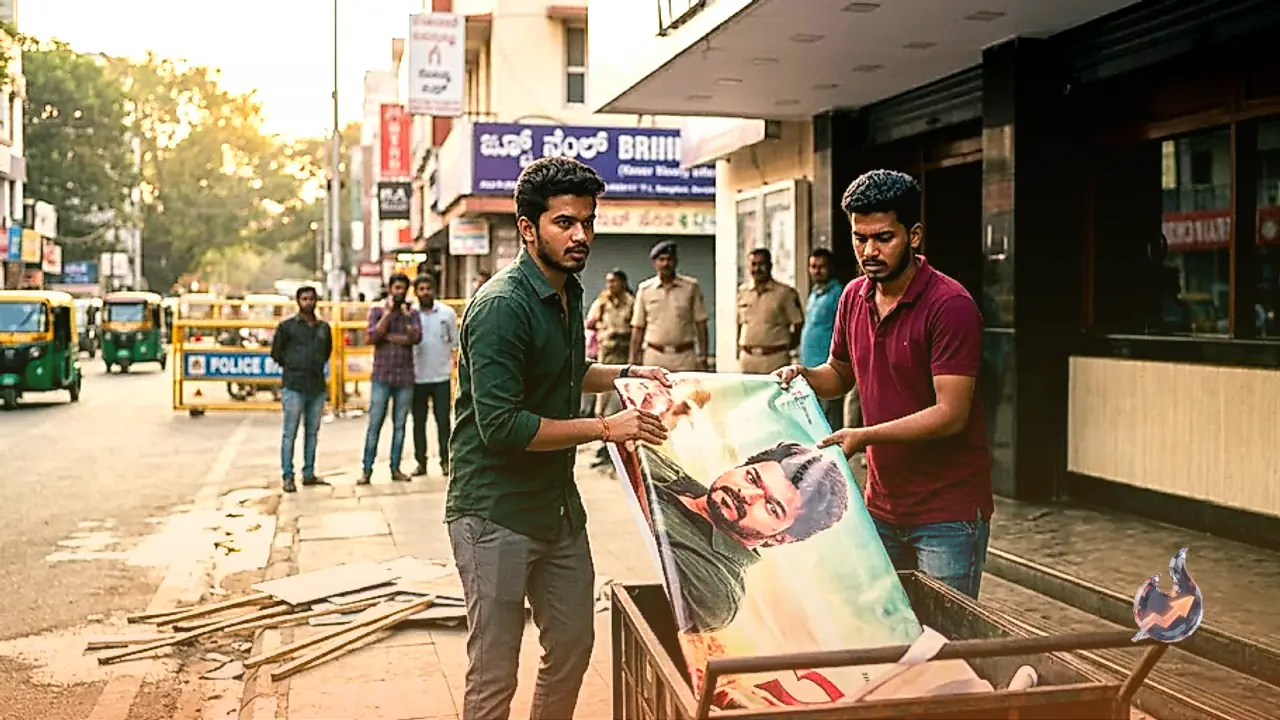 Karnataka Theaters Stop Jana Nayakan Screenings and Remove Banners Following Cauvery Water Protests