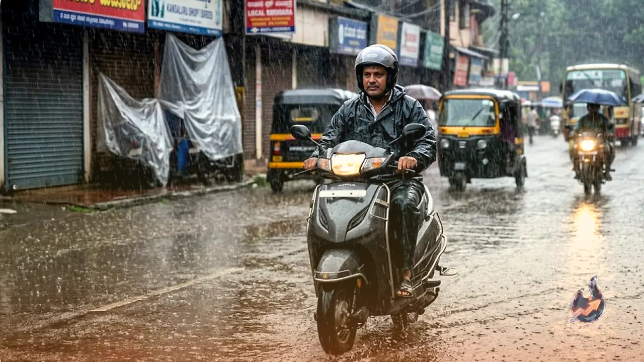Heavy Rain Battering Karnataka: Coast Under Red Warning as Monsoon Fury Runs Till July 7
