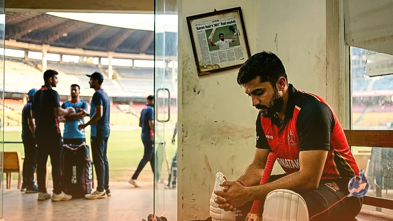 Karun Nair career decline after historic triple century in Test cricket