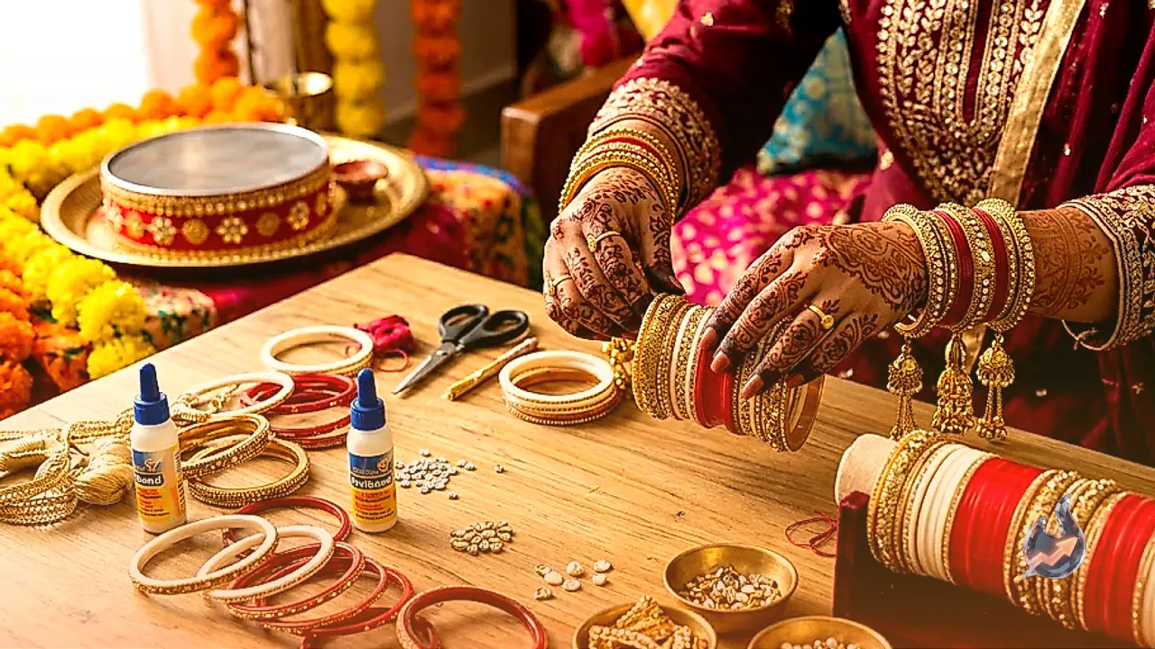 Karwa Chauth 2026: How to Make a Stylish DIY Chuda at Home Using Old Bangles