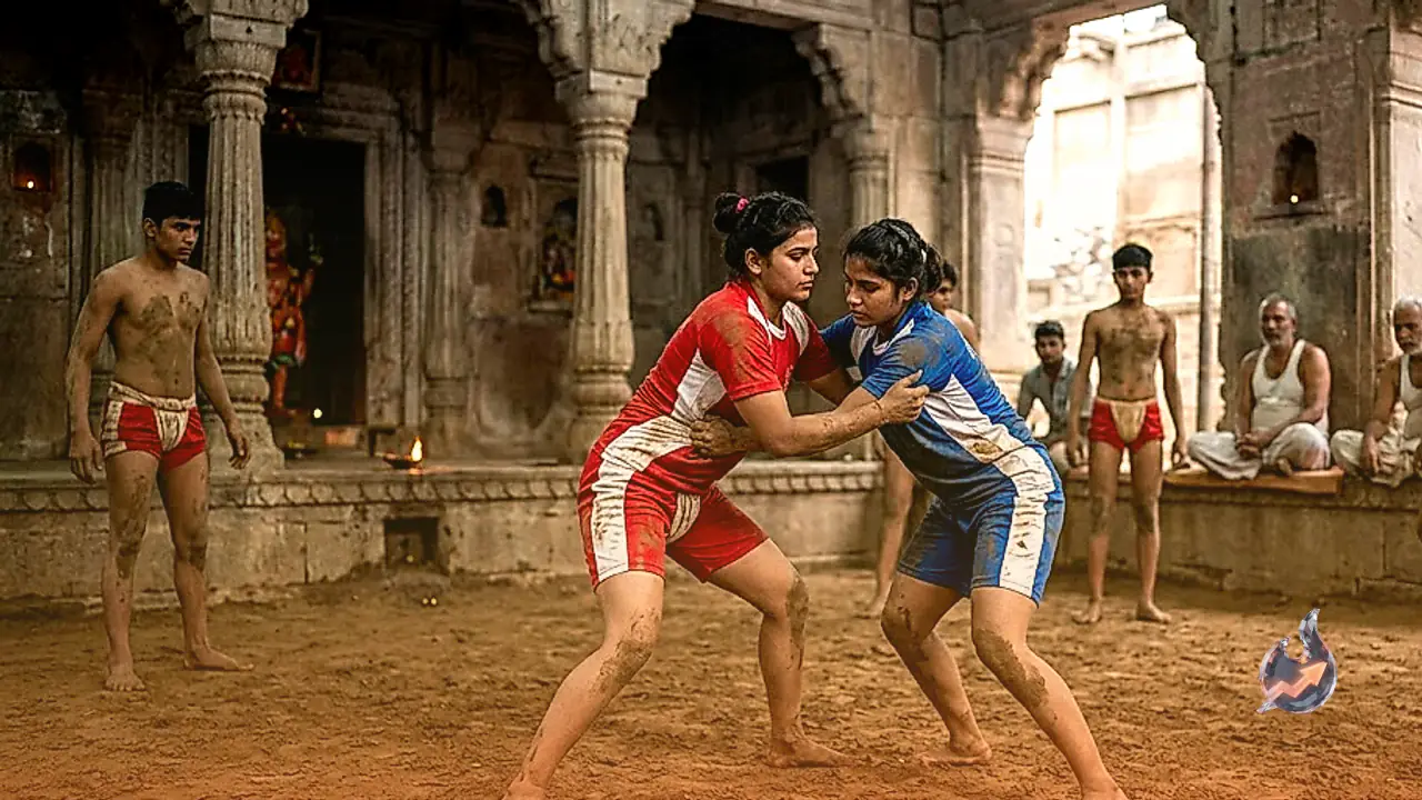 Daughters Master Wrestling Skills at 400-Year-Old Swaminath Akhara in Kashi, Tradition Traces Back to Tulsidas