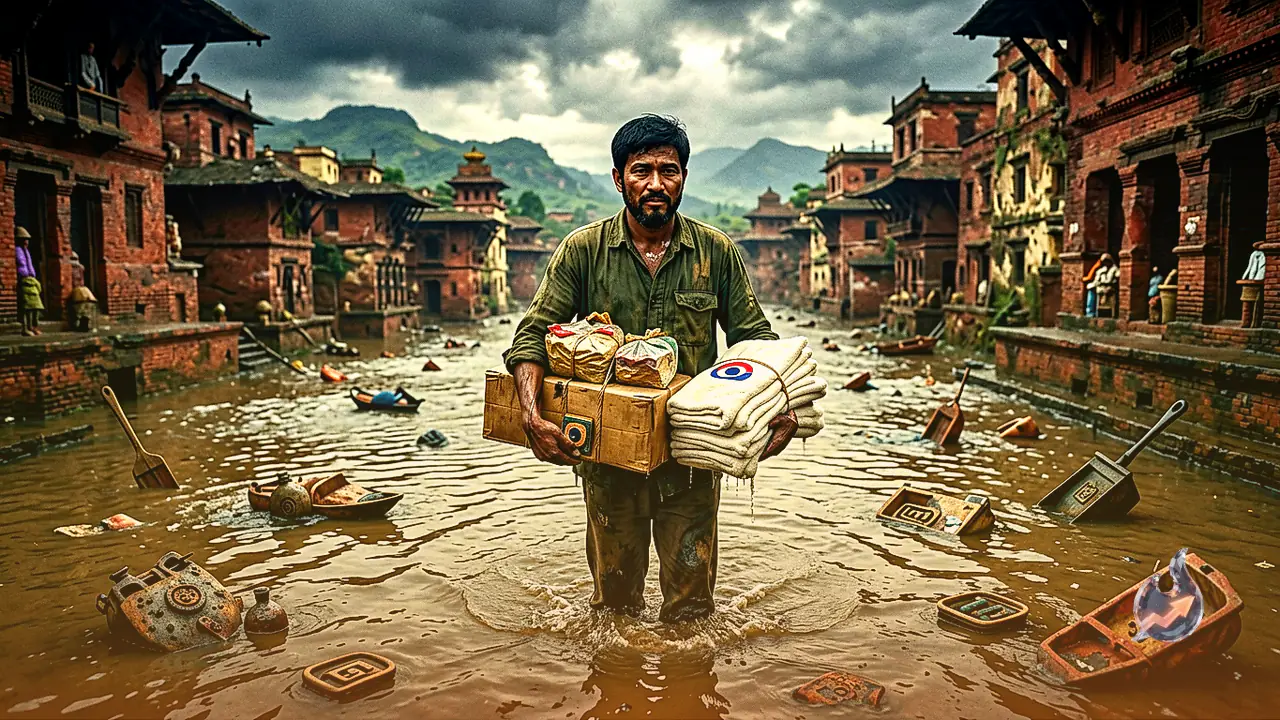 Bollywood Actor Sonu Sood Reaches Kathmandu With Relief Material For Nepal Flood Survivors