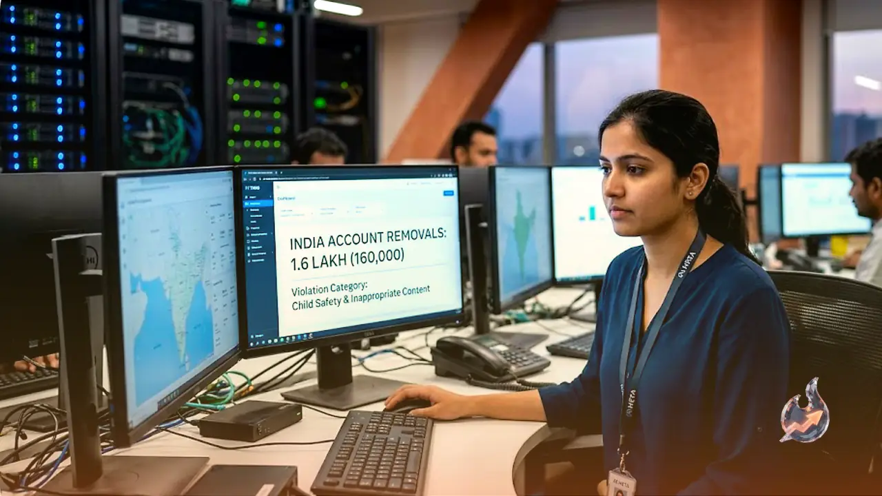 Meta Deletes 1.6 Lakh Accounts in India Following Government Crackdown on Content