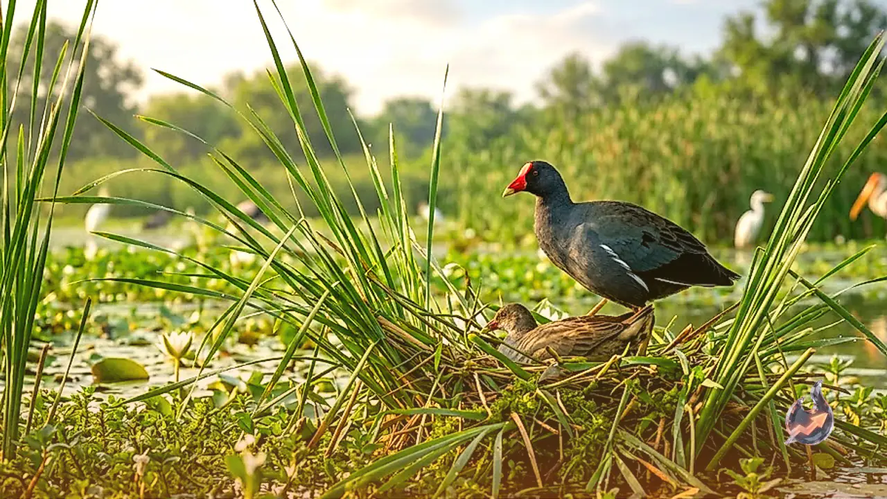 Keoladeo National Park Habitat Improves As Rare Watercock Birds Nest In Bharatpur