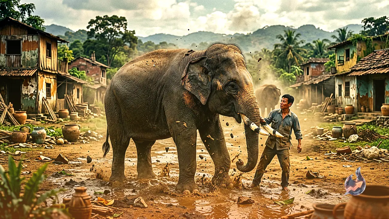Tragic Elephant Attack Kills 62-Year-Old Plantation Worker in Kerala's Poopappara as Munnar Escapes Second Disaster
