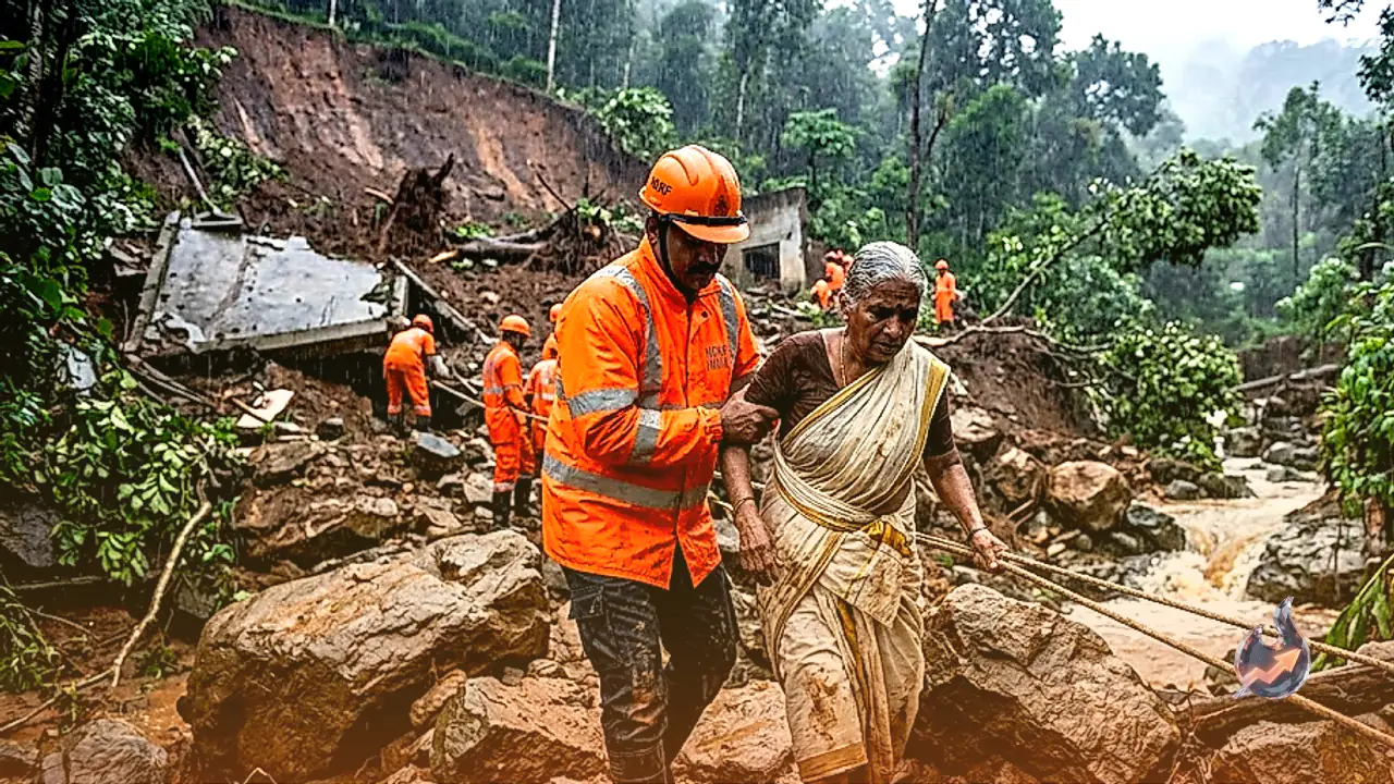 केरल में मूसलाधार बारिश और भूस्खलन का कहर, छह जिलों में ऑरेंज अलर्ट