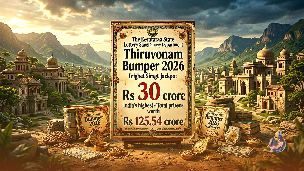 केरल ओणम बंपर 2026 में मिलेगा 30 करोड़ का रिकॉर्ड पहला इनाम, 26 सितंबर को होगा ड्रा