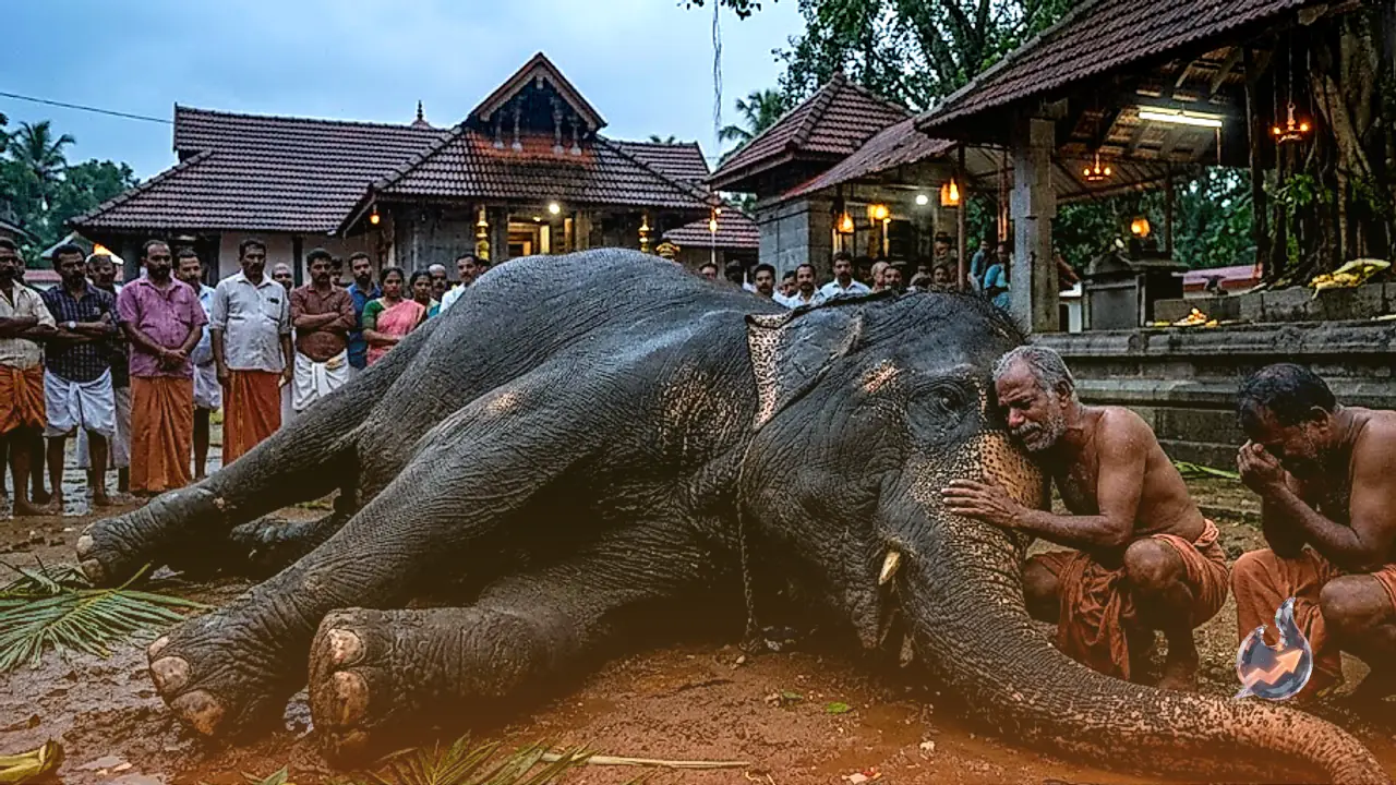 केरल के मशहूर हाथी पल्लाट्टू ब्रह्मदत्तन की आकाशीय बिजली गिरने से मौत, महावत को अंतिम सलामी देकर जीता था दिल