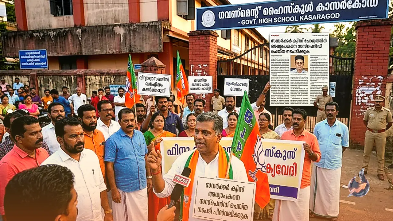 Kerala Teacher Suspended Over V.D. Savarkar Quiz Question, BJP Protests