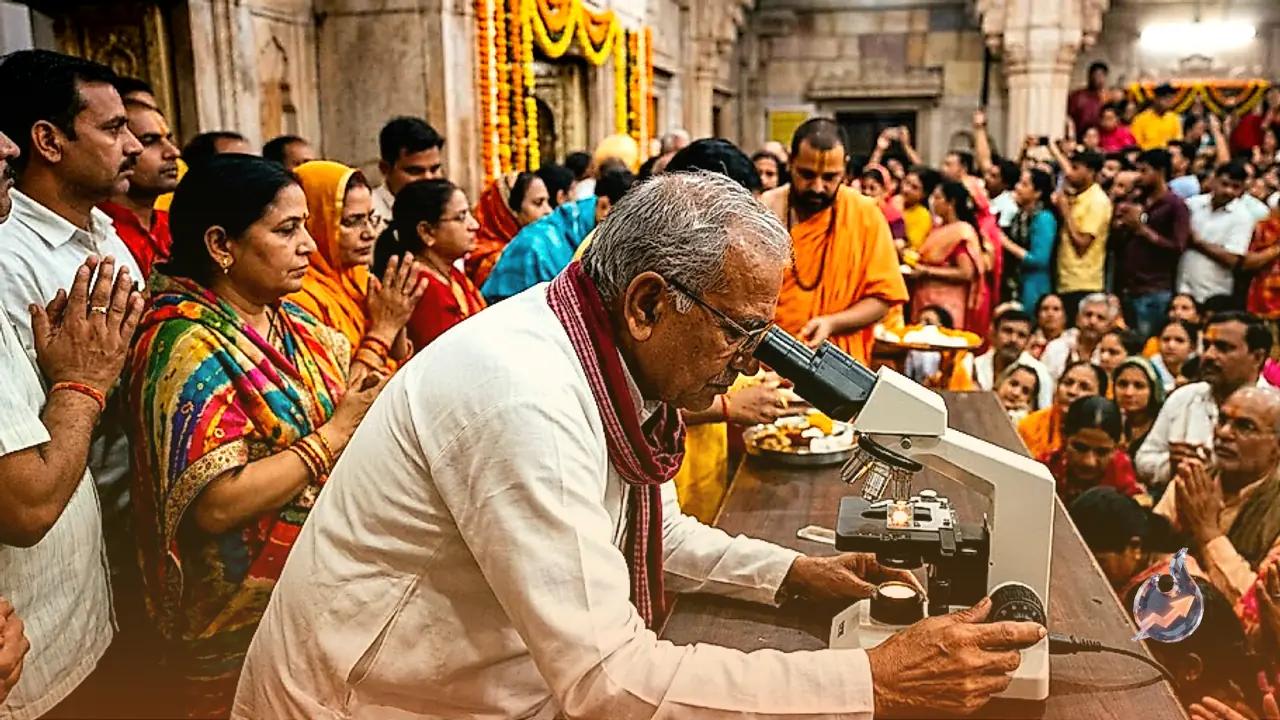 Khandela Bihariji Temple Opens Rare Microscope Darshan of 2.5 Centimetre Radha Idol for Just One Hour a Year