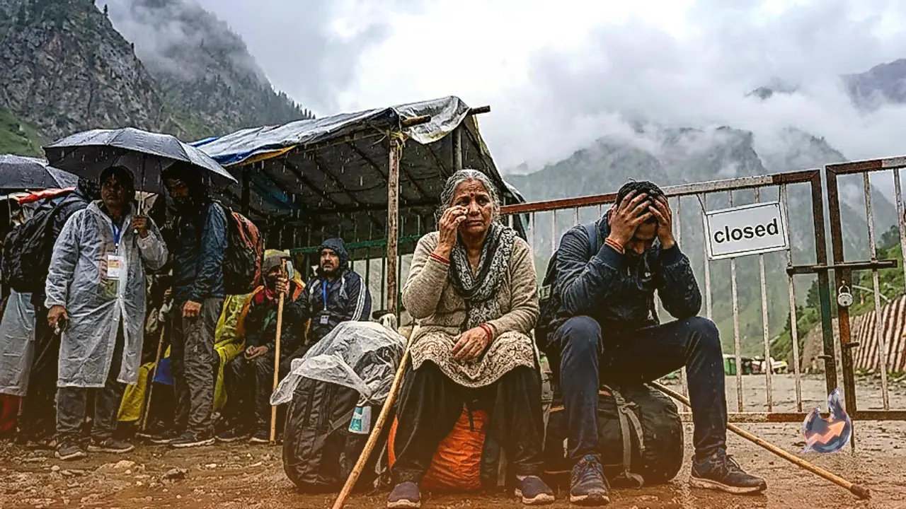 Bad Weather Halts Vaishno Devi and Amarnath Yatras Again, Pilgrims Left Disappointed