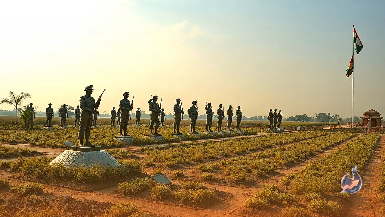 Farmland Turned War Memorial: Balod Farmer Lokendra Sahu Honors 18 Fallen Soldiers With Plans For 1,000 Statues