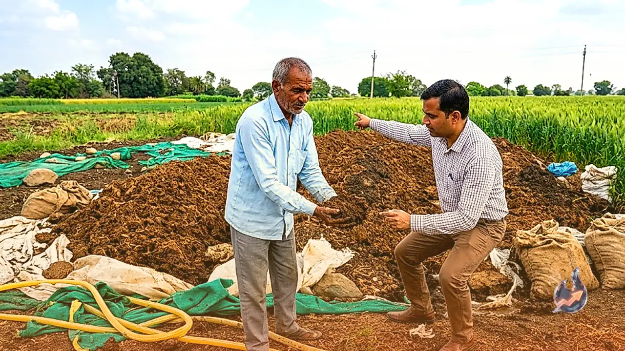 Bio-Fungus and Manure Mix of 80 kg Shields Crops From Termites and Grubs, Farmer Mansukhlal Kushwaha Shares Method