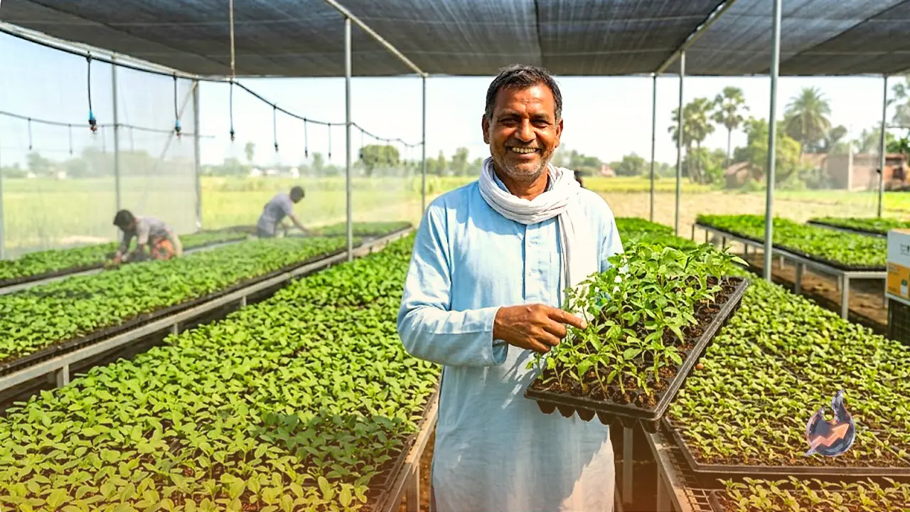 Bihar Farmer Turns 21-Day Seedlings into a Multi-State Business Using Pro-Tray Nursery Technology
