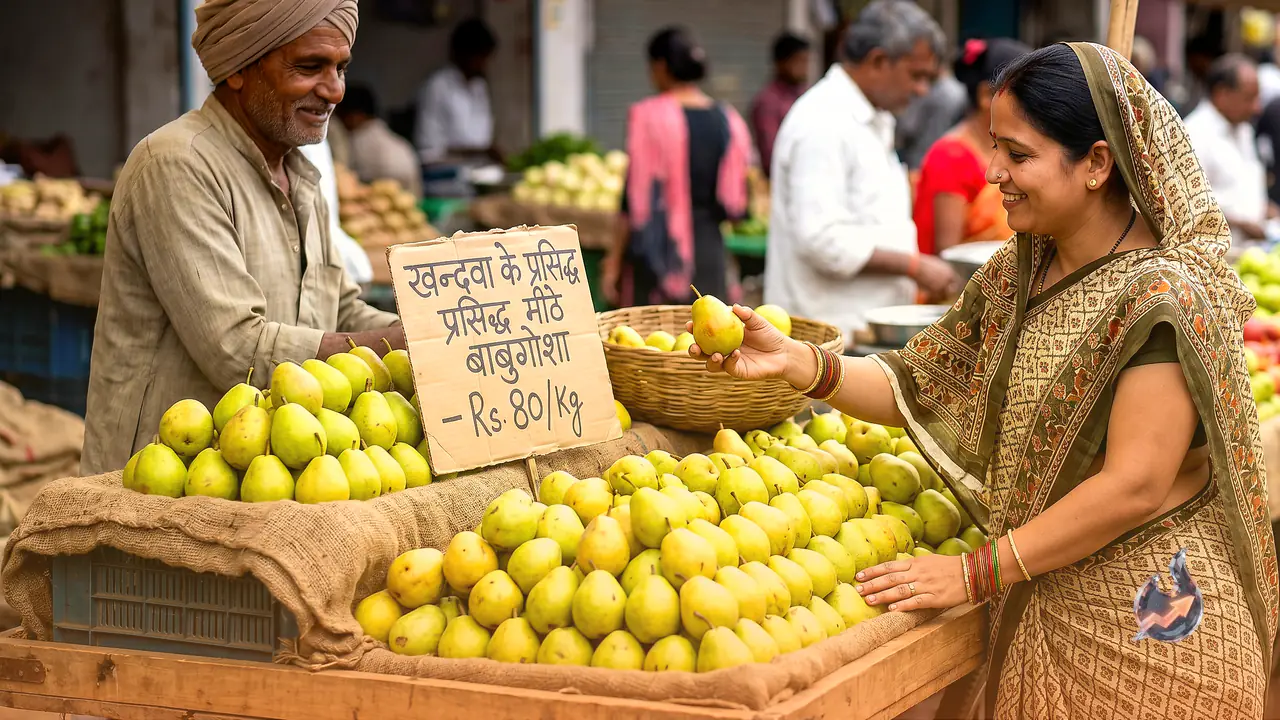 खंडवा के बाजार में सिर्फ 20 से 25 दिन का मेहमान, नाशपाती जैसा दिखने वाला बाबूगोशा क्यों बना सबकी पसंद