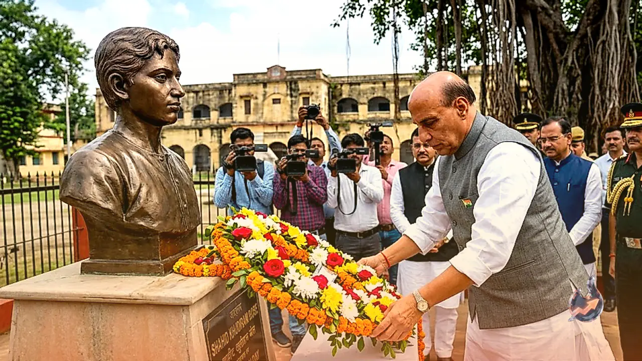 खुदीराम बोस के बलिदान दिवस पर राजनाथ सिंह ने अर्पित की श्रद्धांजलि, अमर शहीद के अदम्य साहस को किया याद