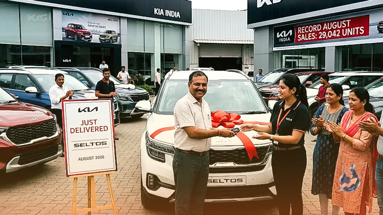 Kia India August Sales Surge 48 Percent to 29,042 Units as Seltos and Sonet Drive Strong Demand