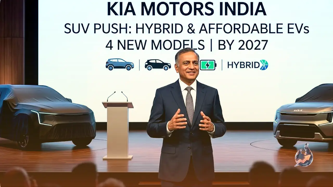 Kia Motors Plans Major India SUV Push: Hybrid Powertrains and Affordable EVs Coming by 2027