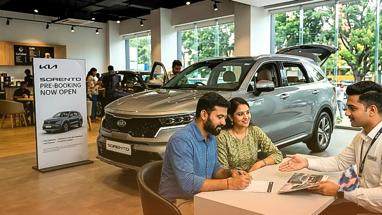 Kia Sorento Hybrid India Launch: Premium 7-Seater SUV Booking Opens Ahead of Official Entry