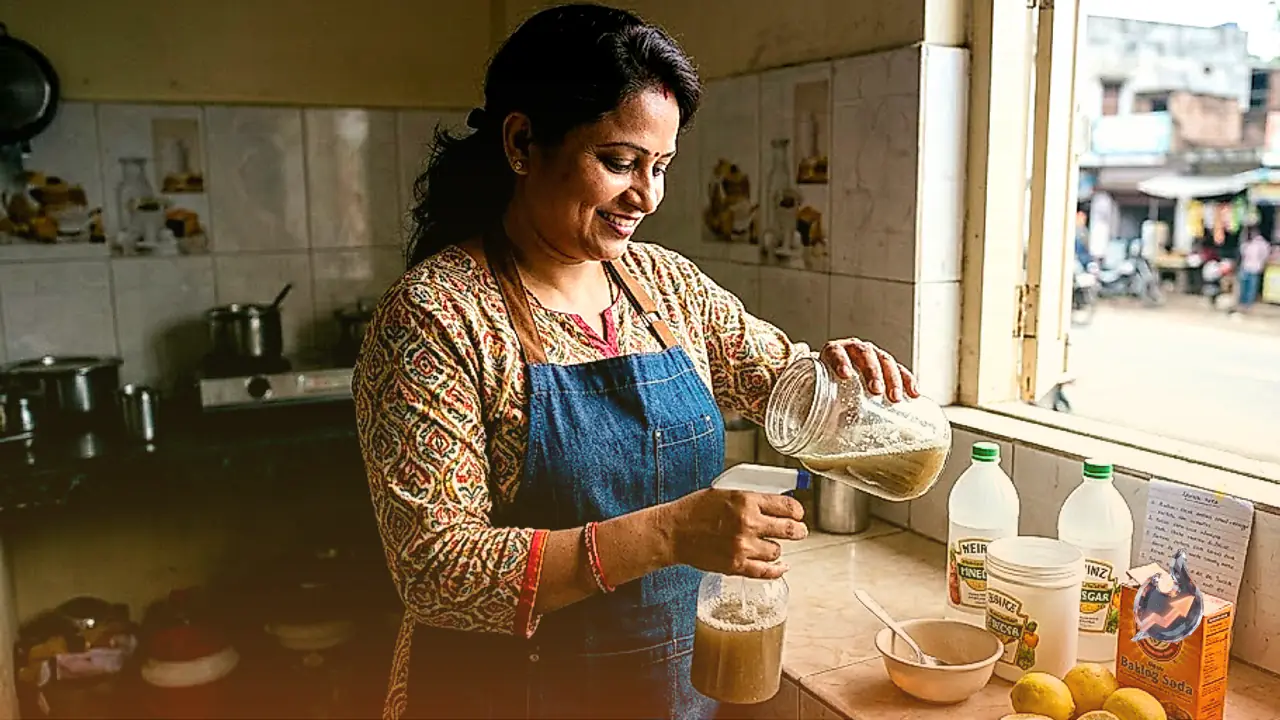 Ditch Expensive Chemicals for Toilet and Tile Care, Sultanpur Woman Devises Low Cost Kitchen Cleaner