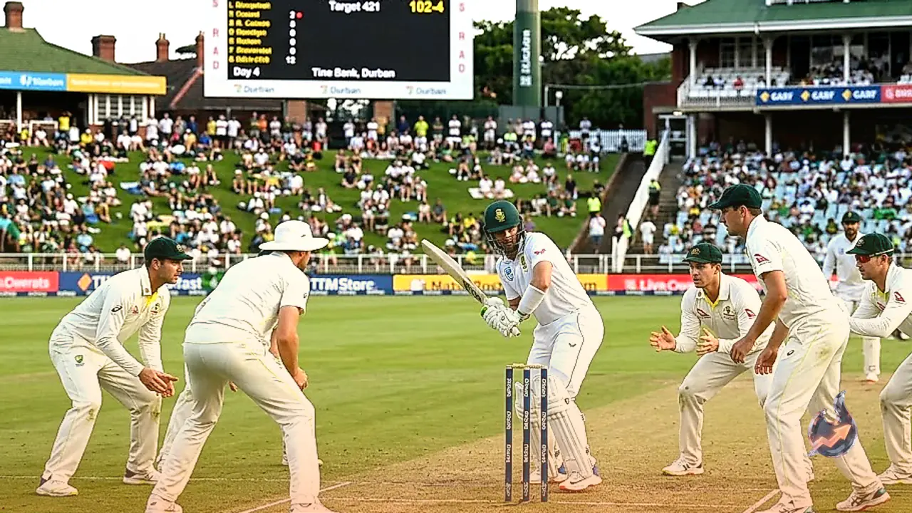Kingsmead Test: Australia Declares, Leaves South Africa Needing 319 Runs on Final Day