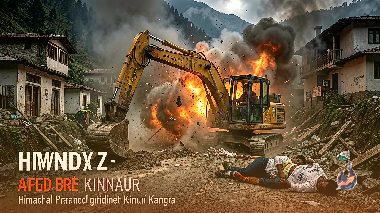 Kinnaur Border Road Work Rocked by Sudden Explosion, One Worker Dead and Another Seriously Injured Near Tibet Frontier