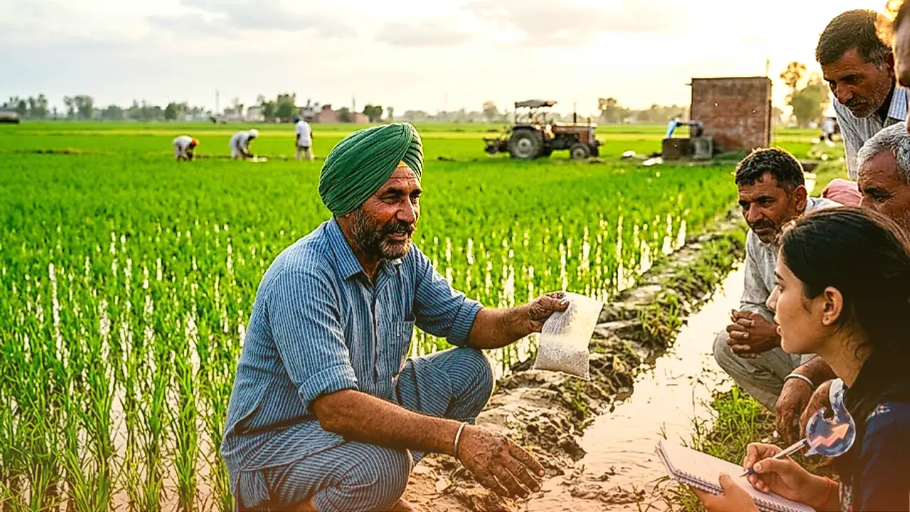 Farmer Ranjod Singh Outlines 5 Key Benefits of Alum in Paddy Cultivation: Application Method and Dosage Explained