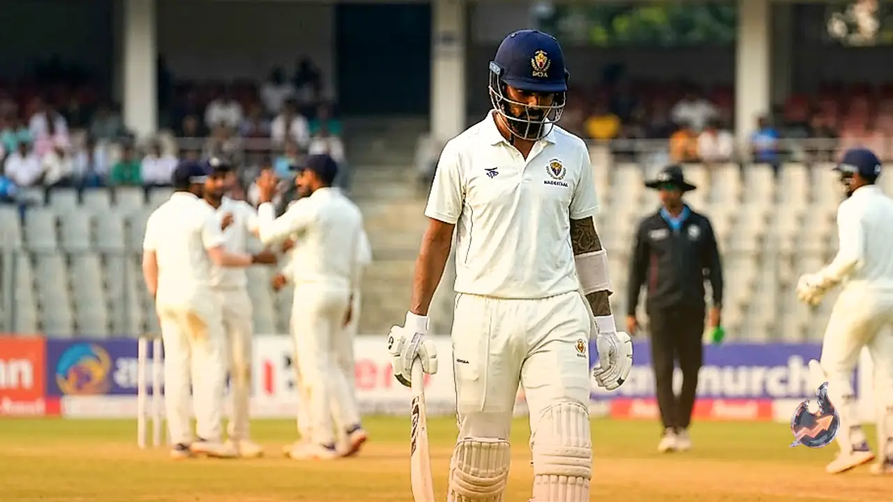 KL Rahul Falls for 4 Against Andhra as Karnataka Suffer Early Top-Order Collapse in Ranji Trophy