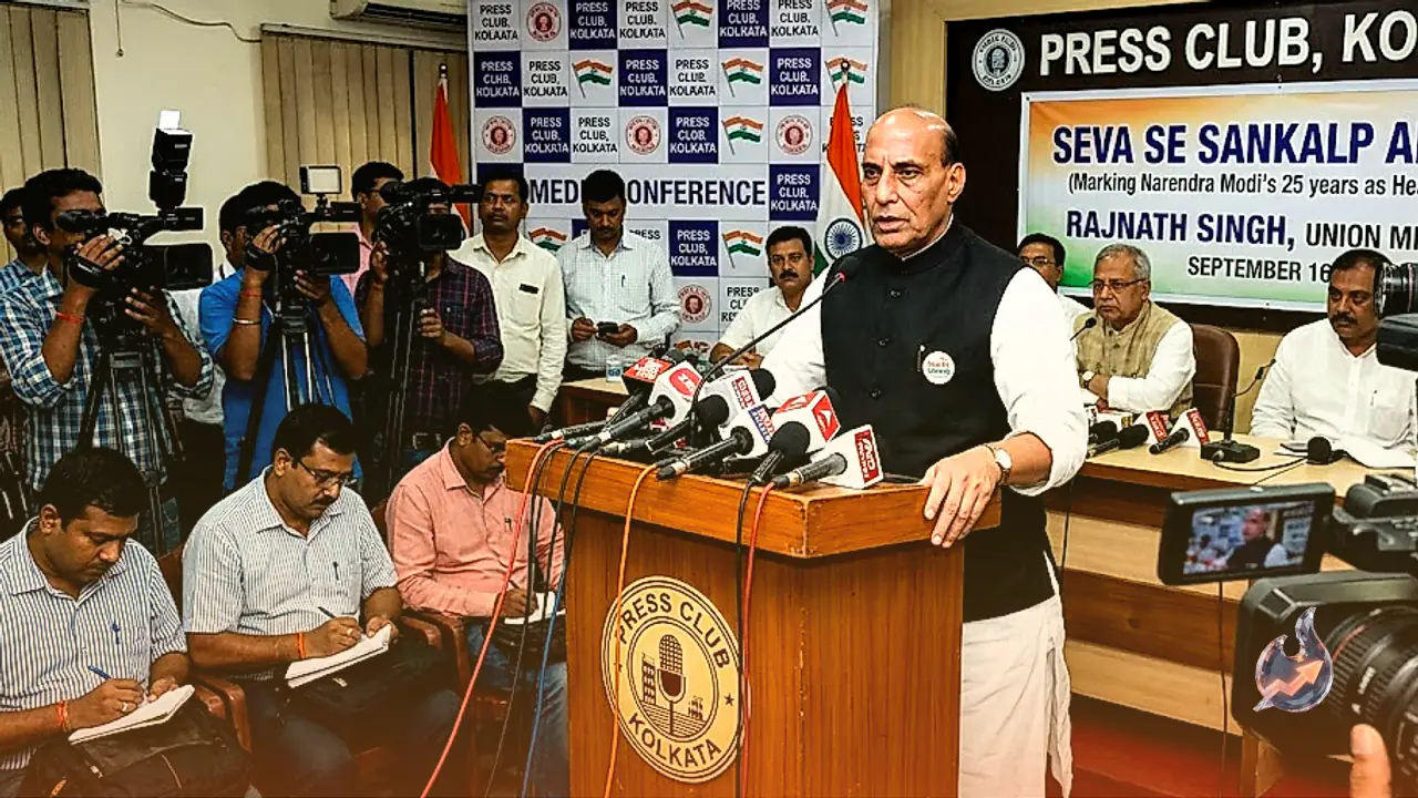Rajnath Singh to visit Kolkata for media meet on Seva Se Sankalp Abhiyan