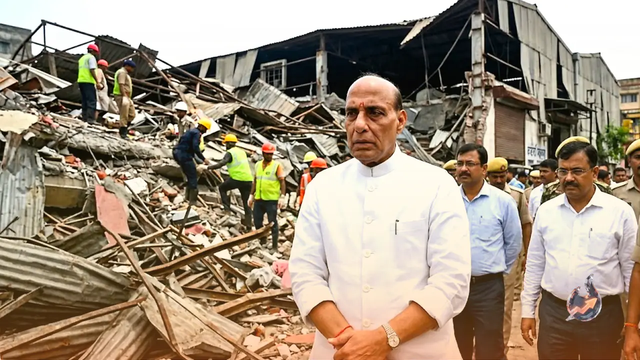 कोलकाता गोदाम हादसे पर राजनाथ सिंह ने जताया गहरा दुख, घायलों के जल्द स्वस्थ होने की कामना