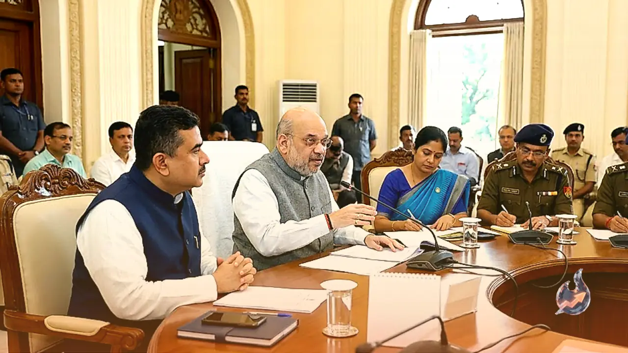 Amit Shah Reviews Bengal's Law and Order in Kolkata, Announces Rural Women's Outreach Programme