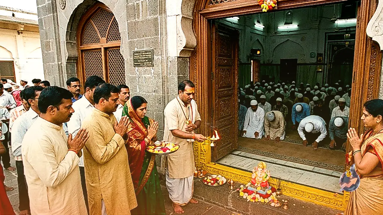 In Kolhapur's Babajamal Dargah, Lord Ganesha Aarti at Doorstep and Namaz Inside Mark Unique Communal Harmony