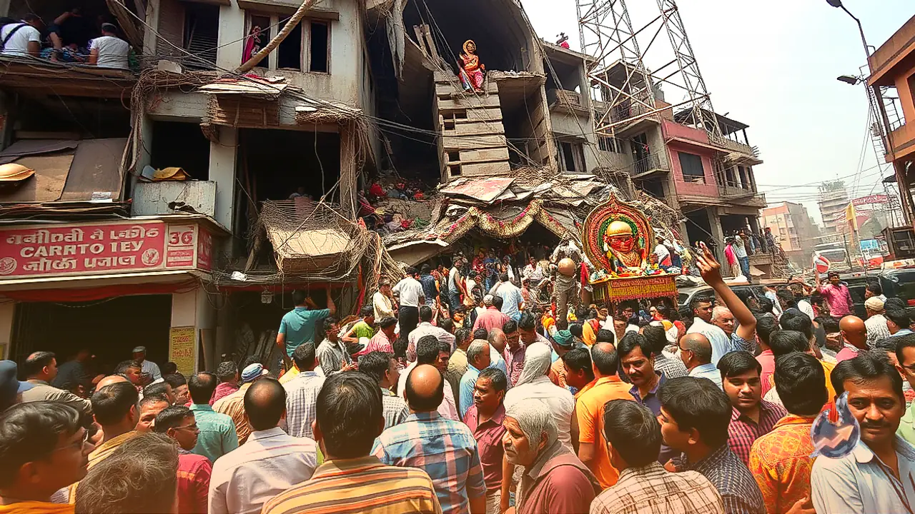 कोलकाता में दुर्गा पूजा पंडाल हादसा, 17 की मौत और 35 घायल, प्रधानमंत्री और मुख्यमंत्री ने जताया शोक
