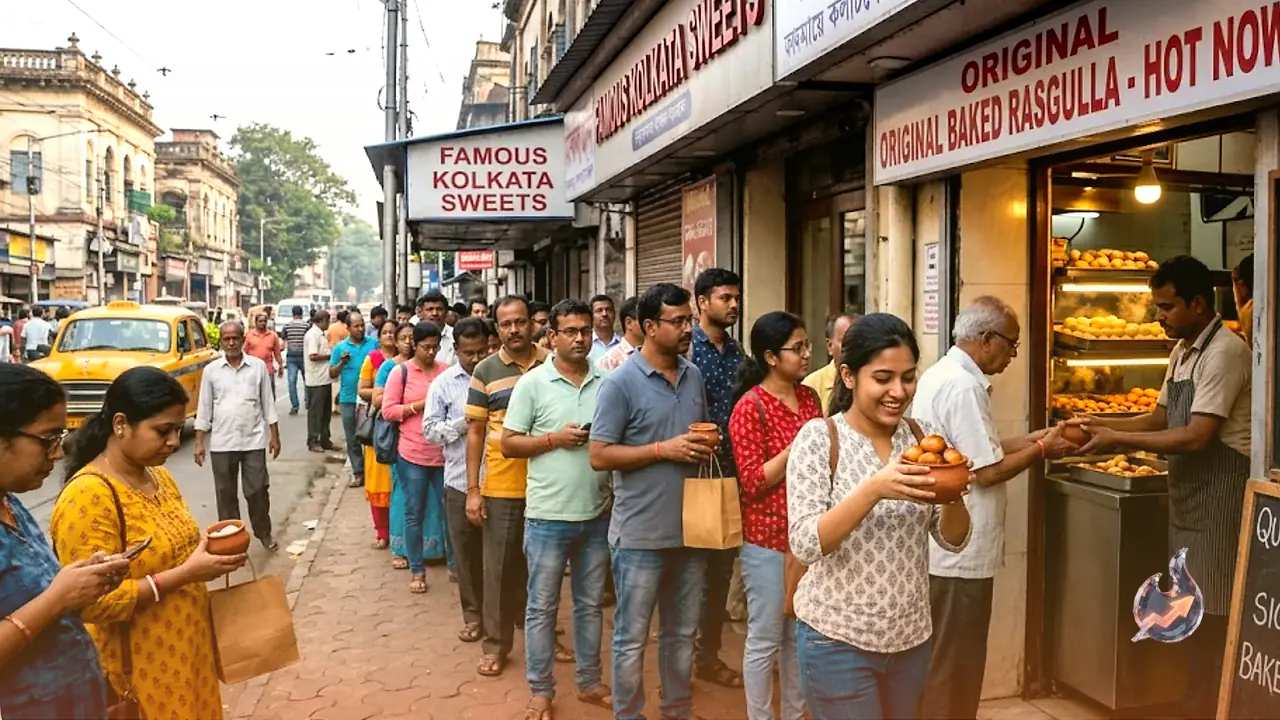 This Kolkata bakery's rasgulla twist has fans lining up for hours, and now the whole country wants a bite