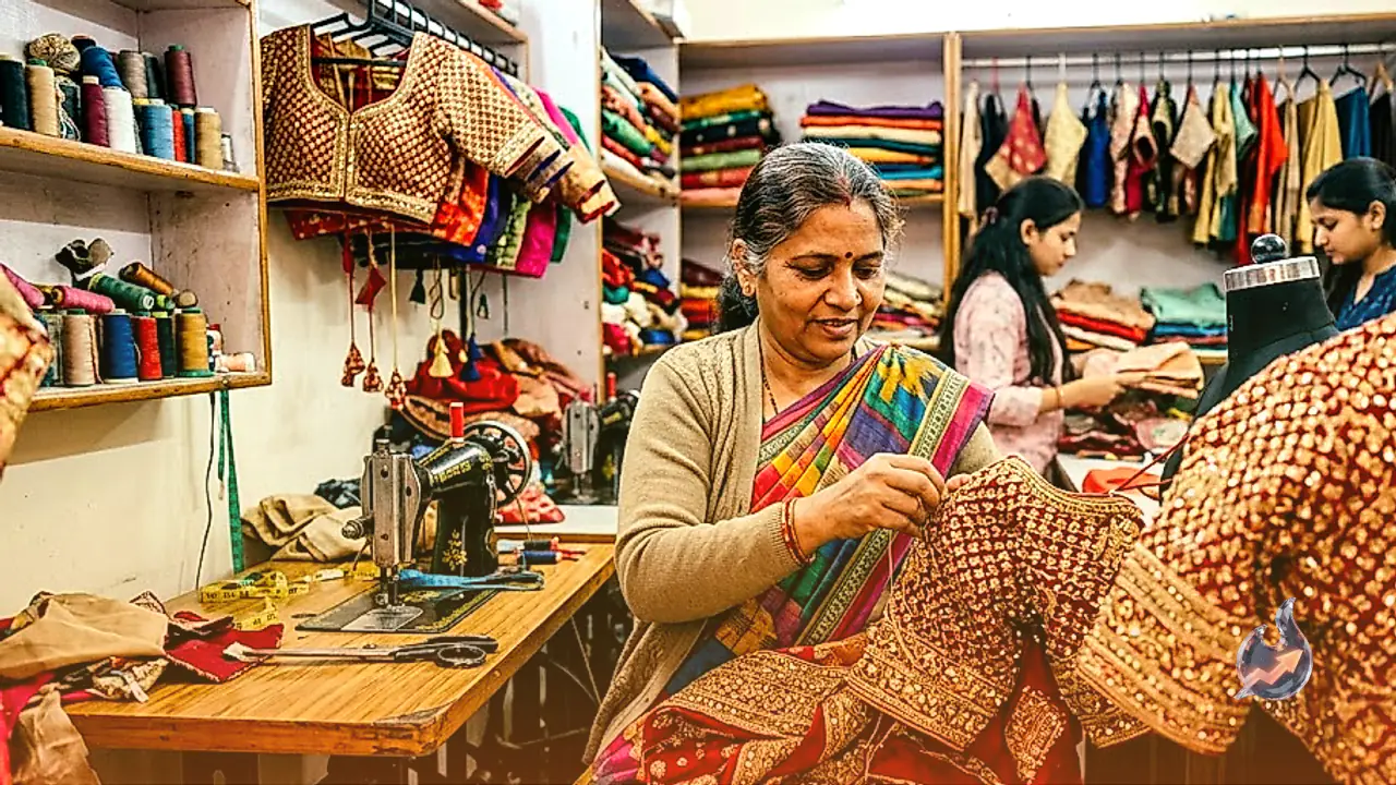 Kolkata to Ranchi Journey, 52-Year-Old Usha Creates Designer Blouses Worth Up to 5000 Rupees