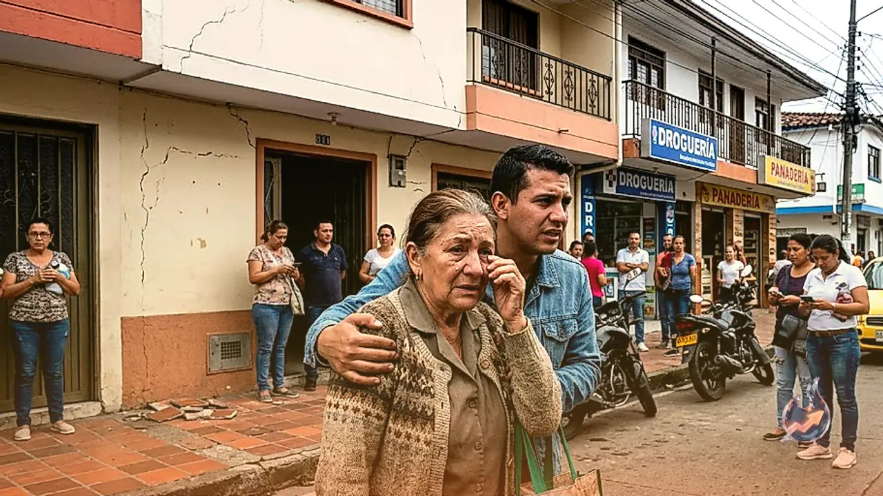 Powerful 7.4 Magnitude Earthquake Strikes Colombia, Sending Frightened Residents Into Streets