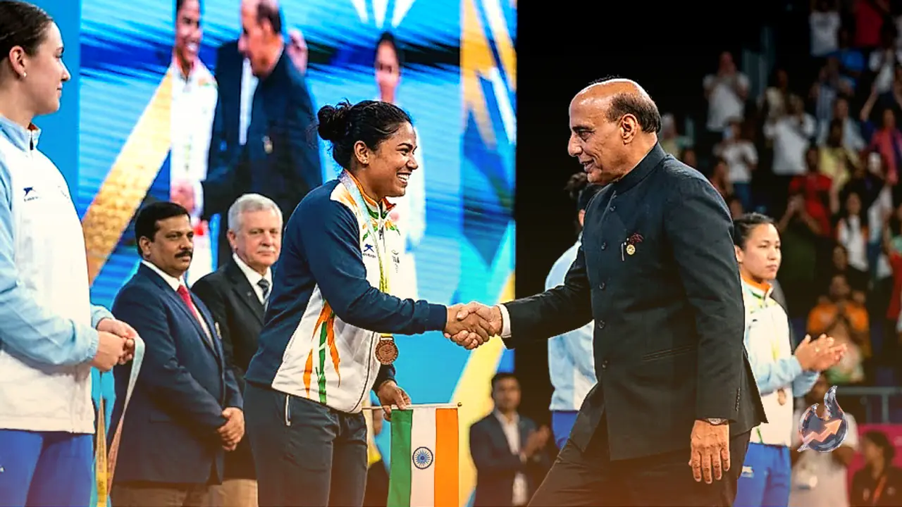 Commonwealth Games 2026: Rajnath Singh Congratulates Bindyarani Devi On Weightlifting Bronze
