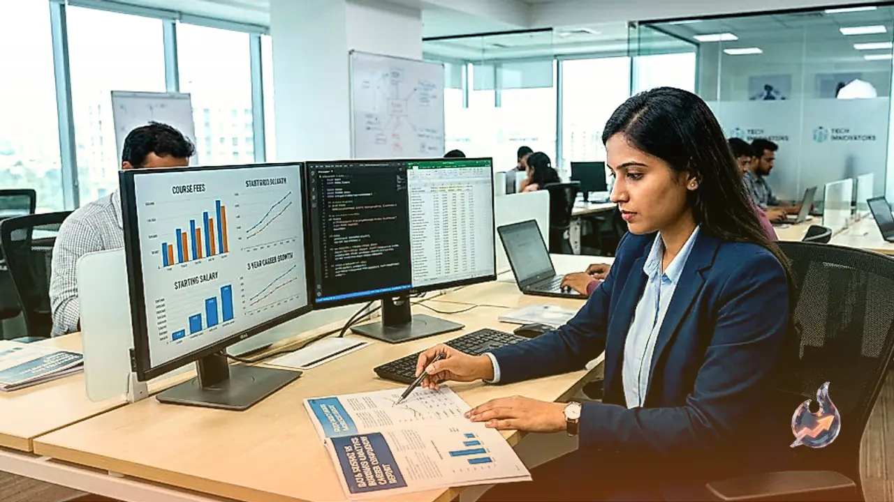 Data Science vs Business Analytics in Tech Sector: Course Fees, Starting Salary and 3-Year Career Growth Compared