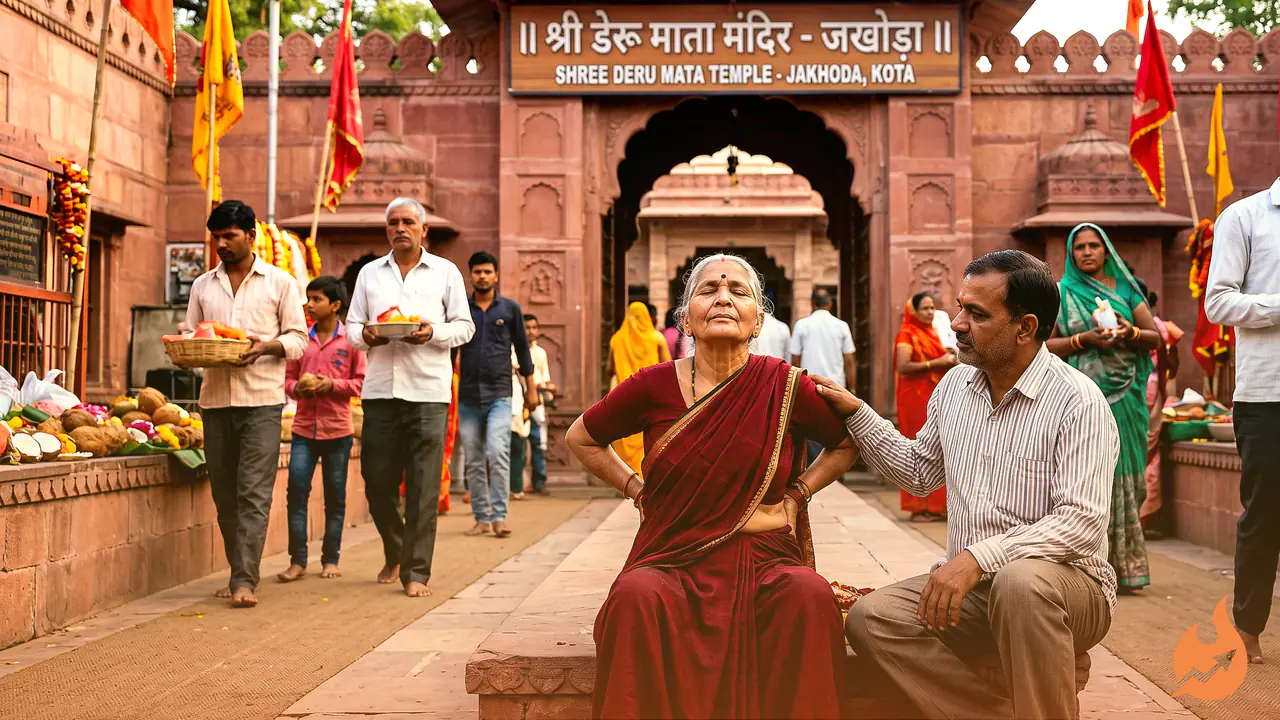 कोटा का डेरू माता मंदिर: जहां ढोक लगाने मात्र से जोड़ों और कमर के दर्द में मिलती है राहत, जानें इस चमत्कारी धाम की पूरी कहानी