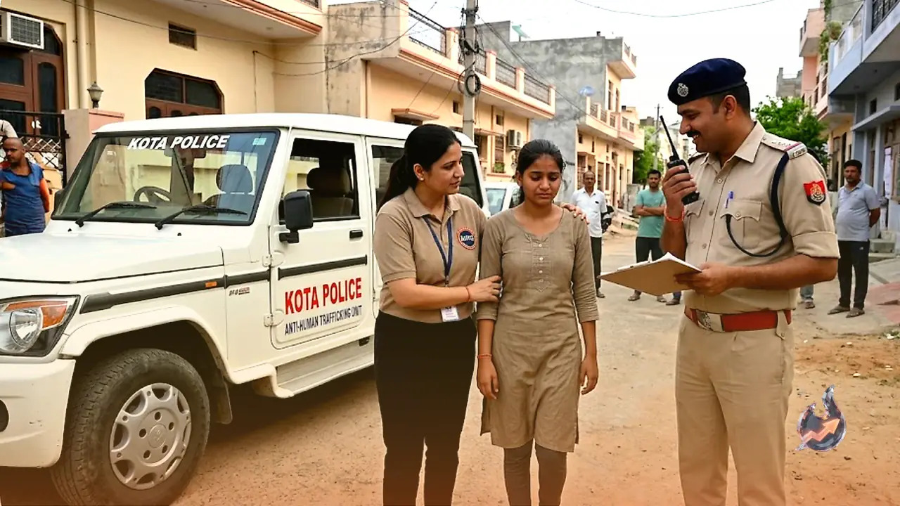 Kota Police and AHTU Safely Recover Missing 16-Year-Old Girl From Jaipur's Pratap Nagar After Weeks-Long Search